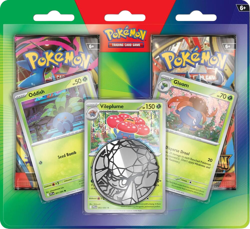 2-Pack Blister Pack [Oddish, Gloom, & Vileplume] - Miscellaneous Cards & Products
