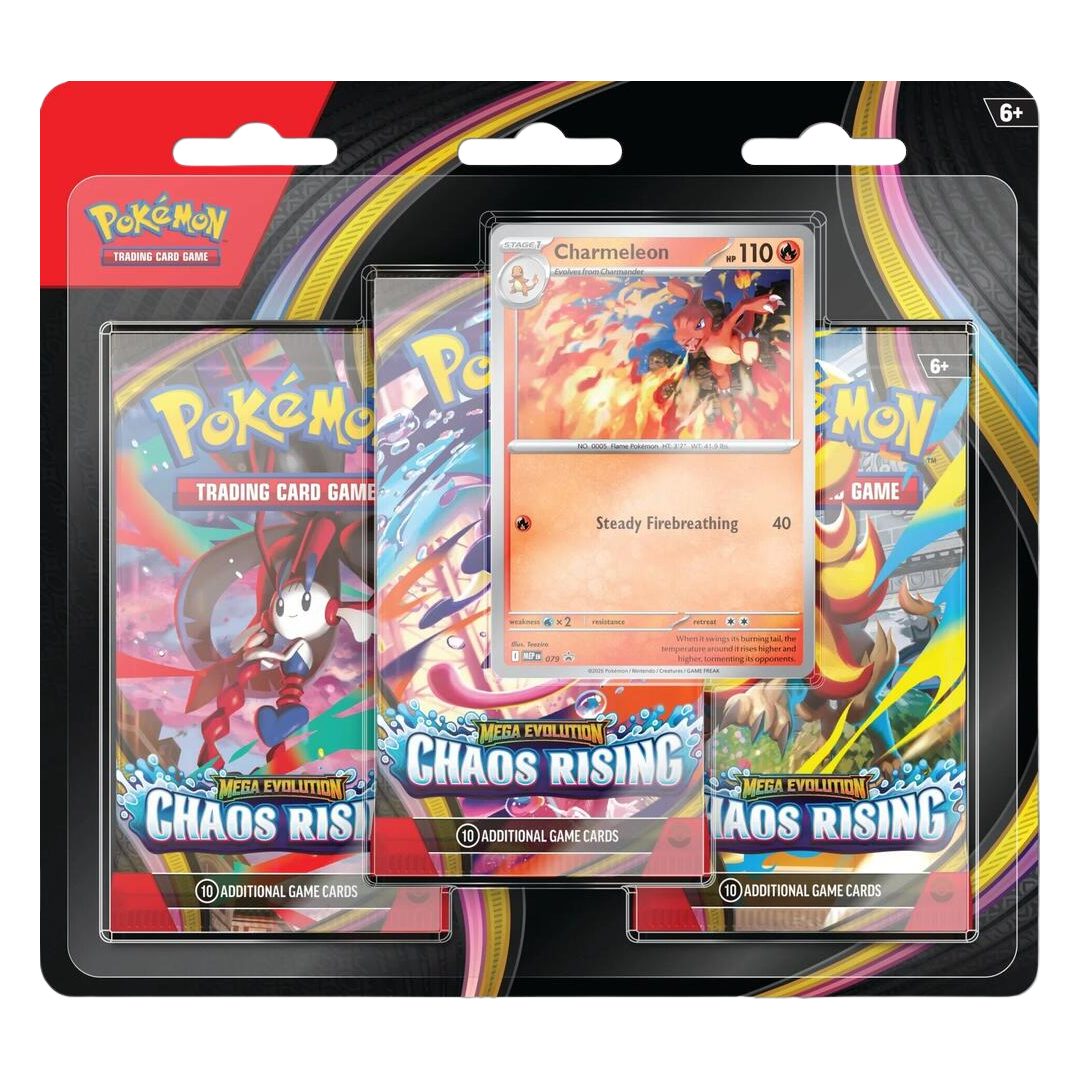 Chaos Rising 3 Pack Blister [Charmeleon] - ME04: Chaos Rising