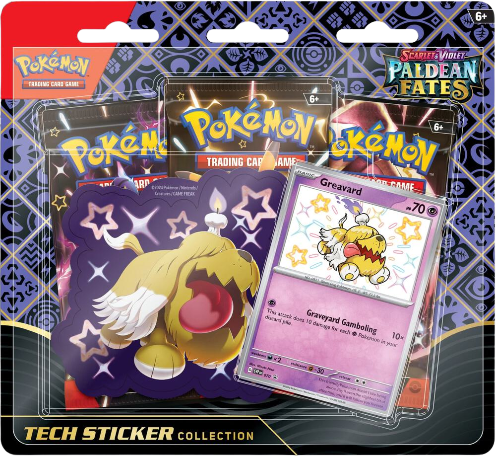 Paldean Fates Tech Sticker Collection [Greavard]
