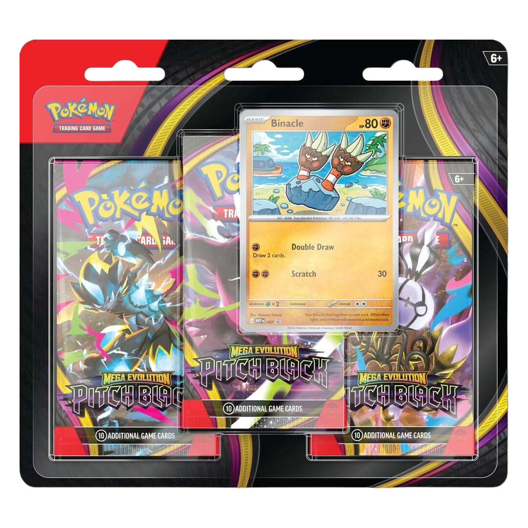 Pitch Black 3 Pack Blister [Binacle] - ME05: Pitch Black