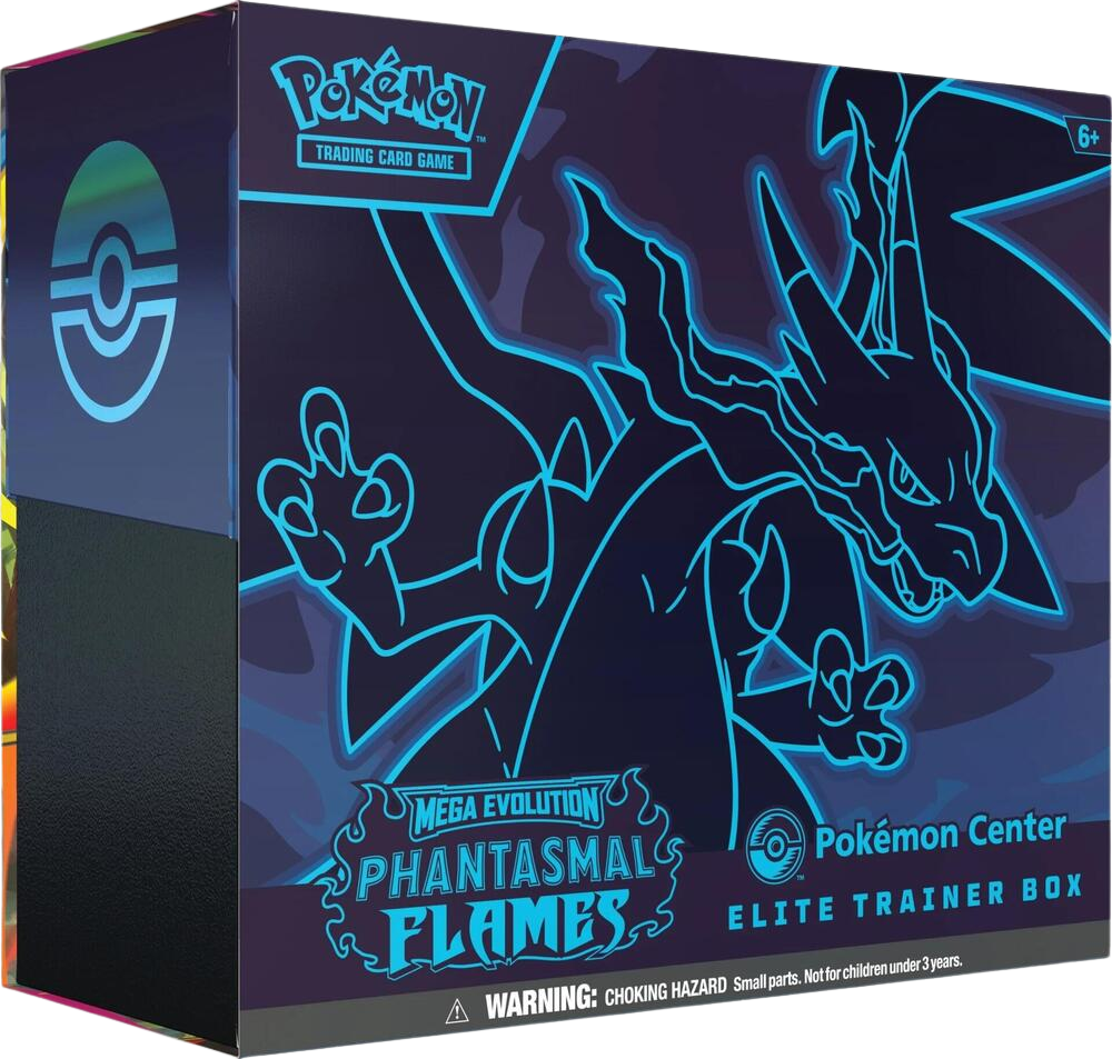 Phantasmal Flames Pokemon Center Elite Trainer Box (Exclusive) - ME02: Phantasmal Flames