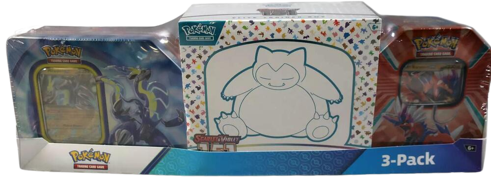 Costco Pokemon Collector 3-Pack: Scarlet & Violet 151 ETB + Paldea Legends Tins