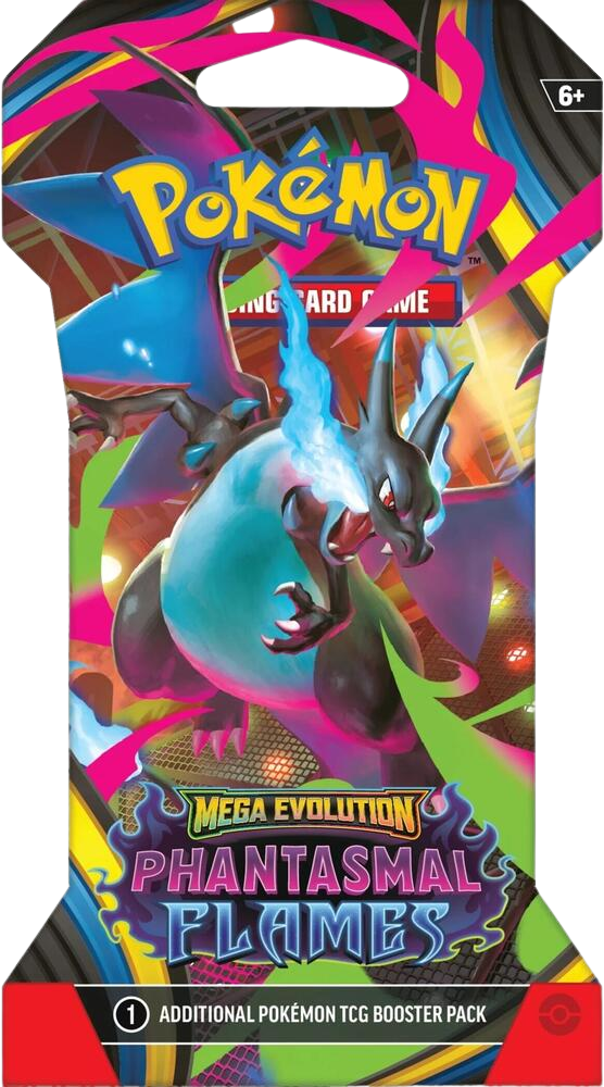 Phantasmal Flames Sleeved Booster Pack - ME02: Phantasmal Flames