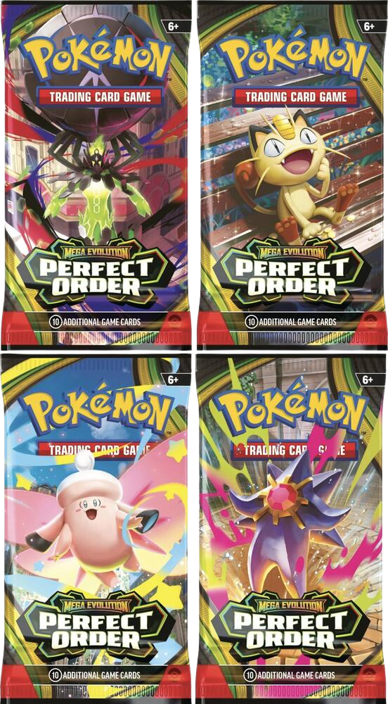Perfect Order Booster Pack Art Bundle [Set of 4] - ME03: Perfect Order
