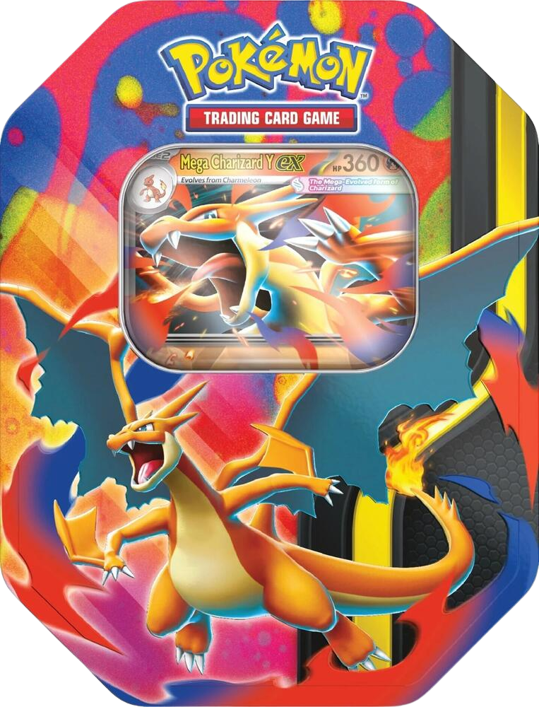 Mega Charizard Tin (Mega Charizard Y) - Miscellaneous Cards & Products