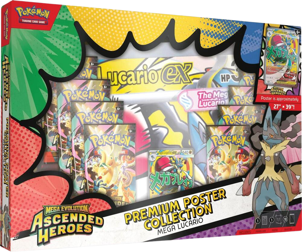 Premium Poster Collection: Mega Lucario - ME: Ascended Heroes