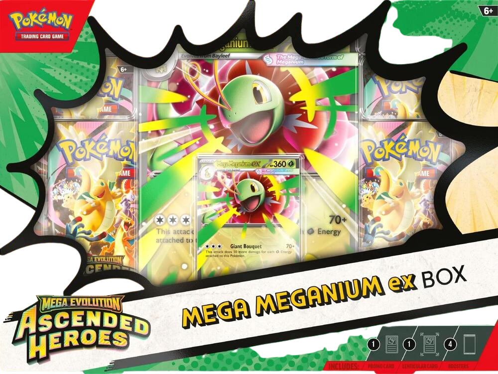 Ascended Heroes Mega Meganium ex Box - ME: Ascended Heroes