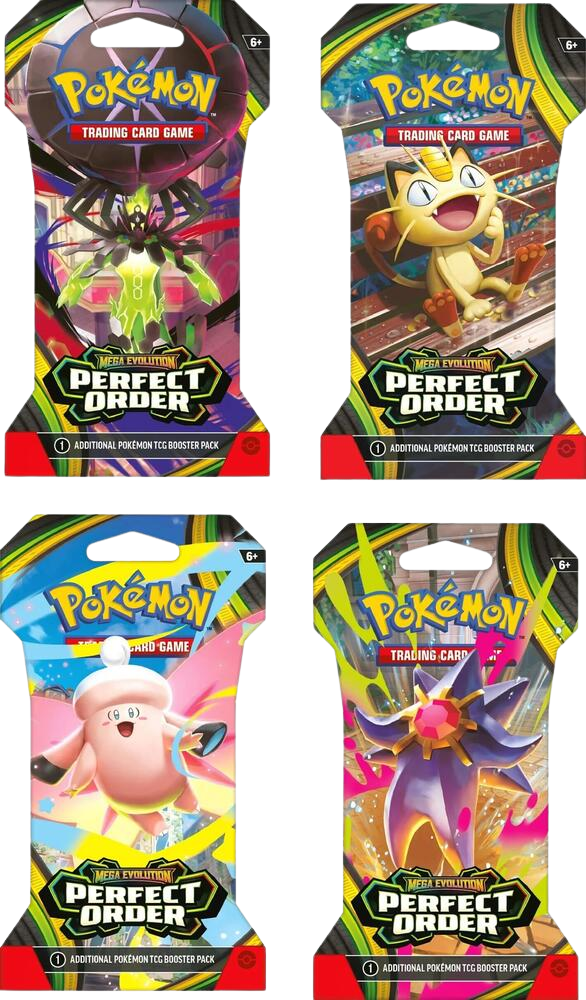 Perfect Order Sleeved Booster Pack Art Bundle [Set of 4] - ME03: Perfect Order