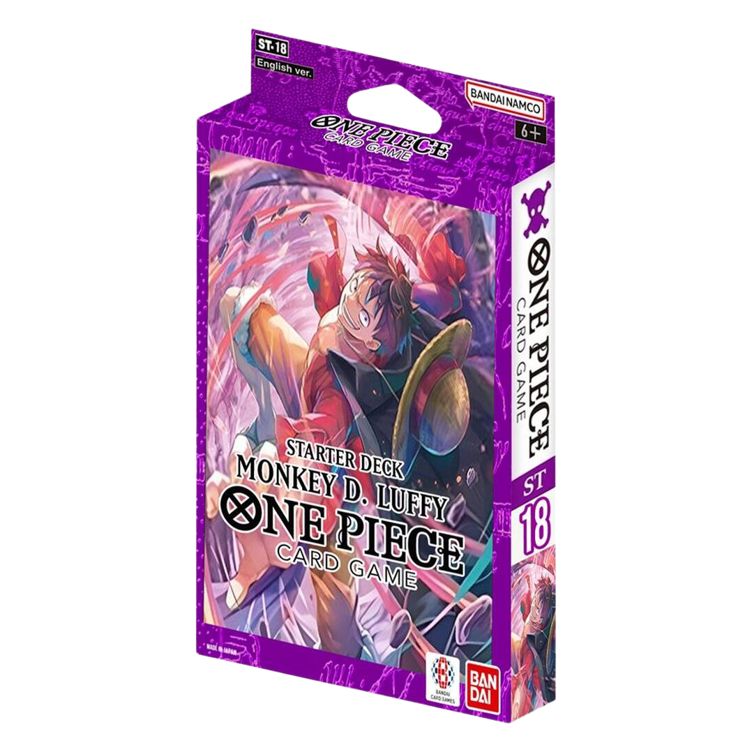 Starter Deck 18: PURPLE Monkey.D.Luffy Display