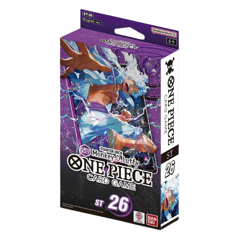 Starter Deck 26: PURPLE/BLACK Monkey.D.Luffy Display