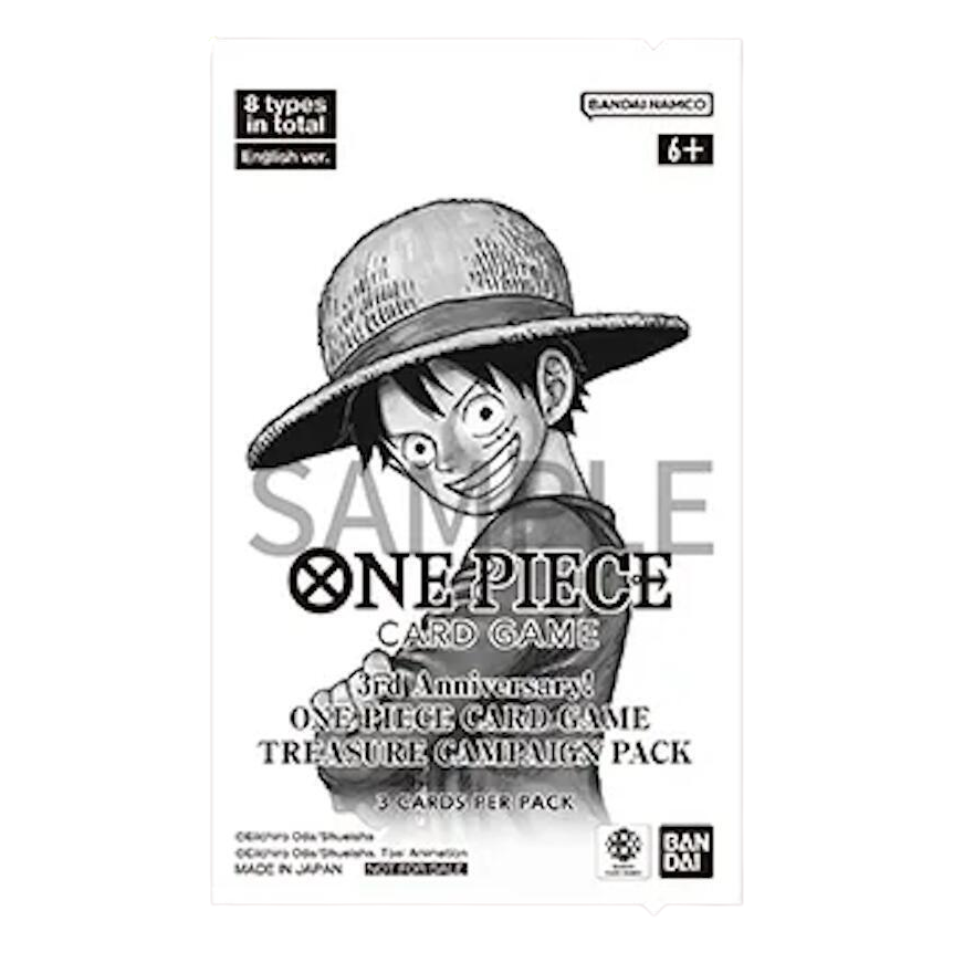 3rd Anniversary One Piece Card Game Treasure Campaign Pack