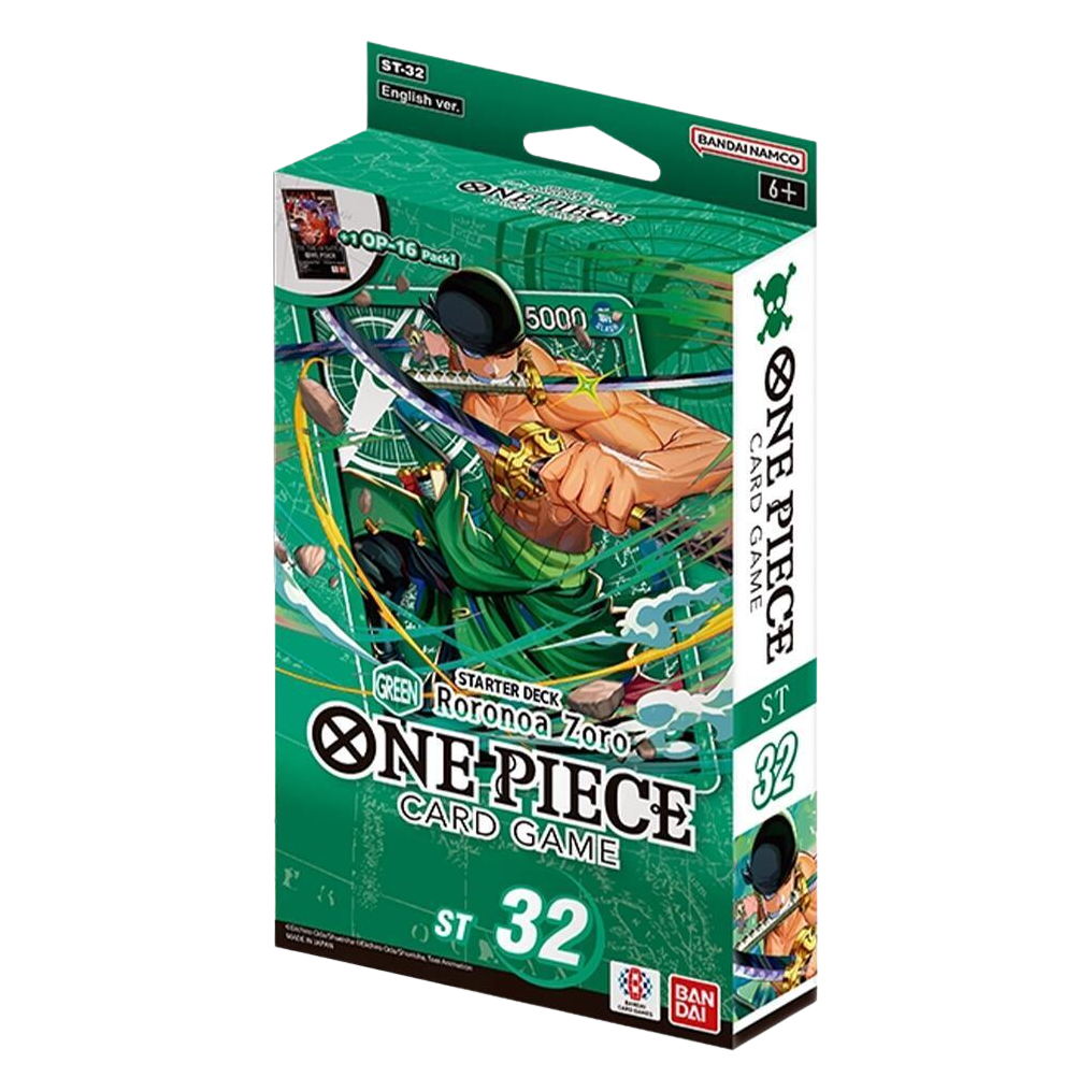 Starter Deck 32: GREEN Roronoa Zoro Display