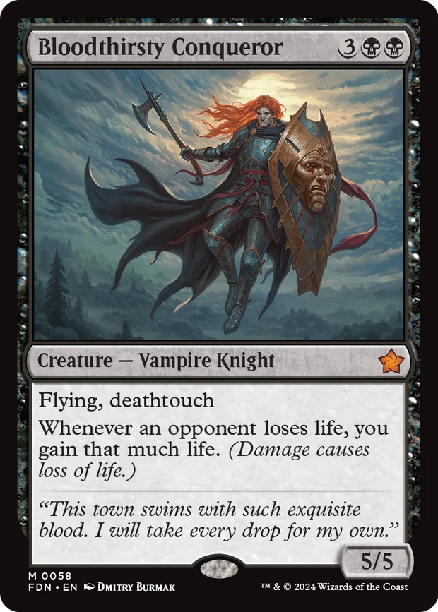 Bloodthirsty Conqueror from Magic Foundations