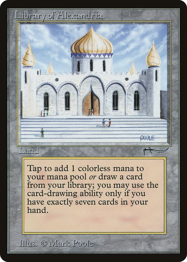 Library of Alexandria from Arabian Nights