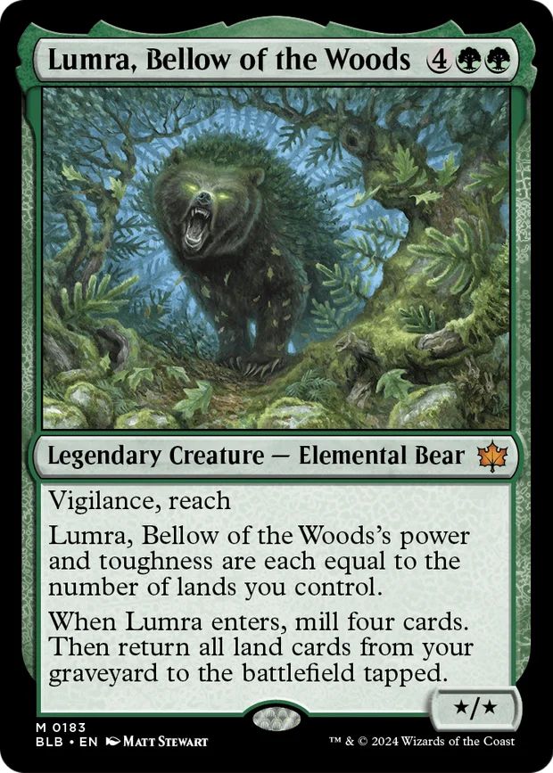 Lumra, Bellow of the Woods from Bloomburrow