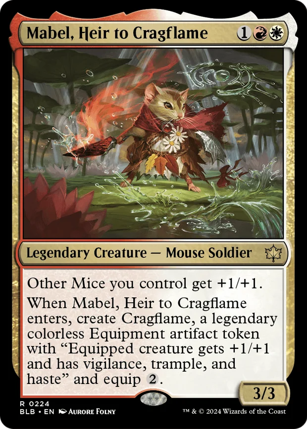 Mabel, Heir to Cragflame from Bloomburrow