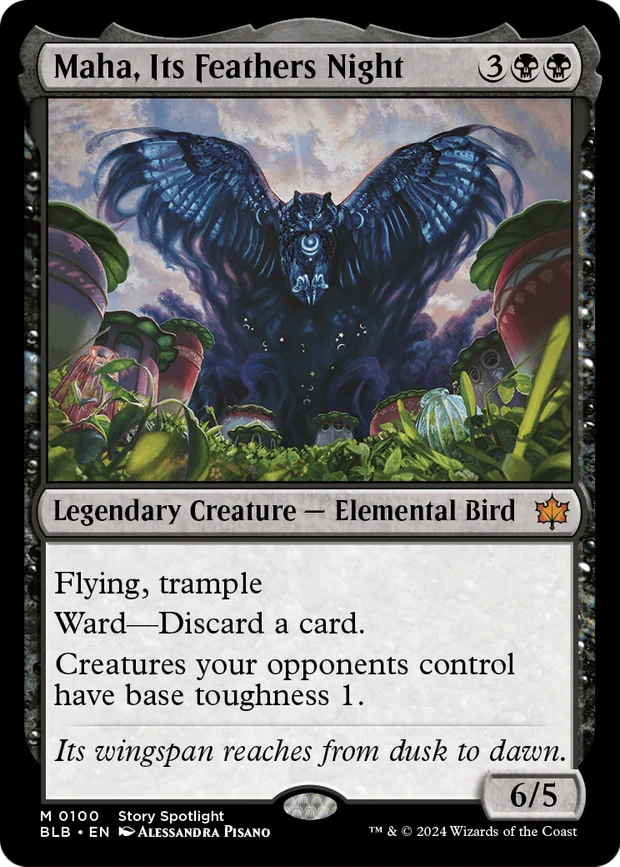 Maha, Its Feathers Night from Bloomburrow