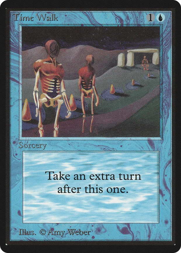 Beta Time Walk, a Power Nine card with a large graded premium