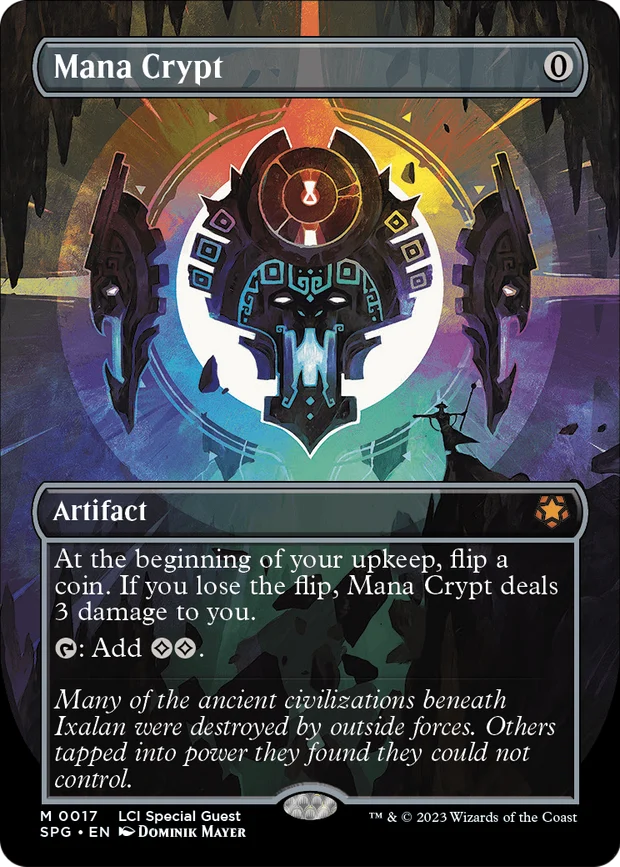 Mana Crypt printed as a Special Guests bonus-sheet card