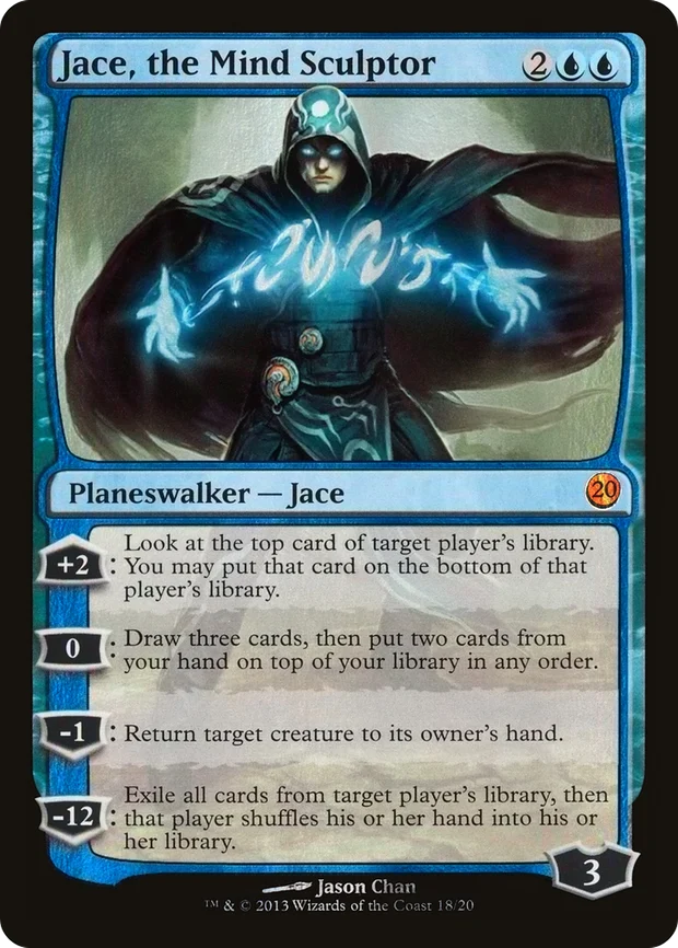 Jace, the Mind Sculptor foil from From the Vault: Twenty