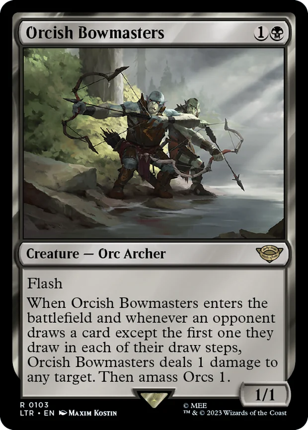 Orcish Bowmasters from Lord of the Rings Tales of Middle-earth