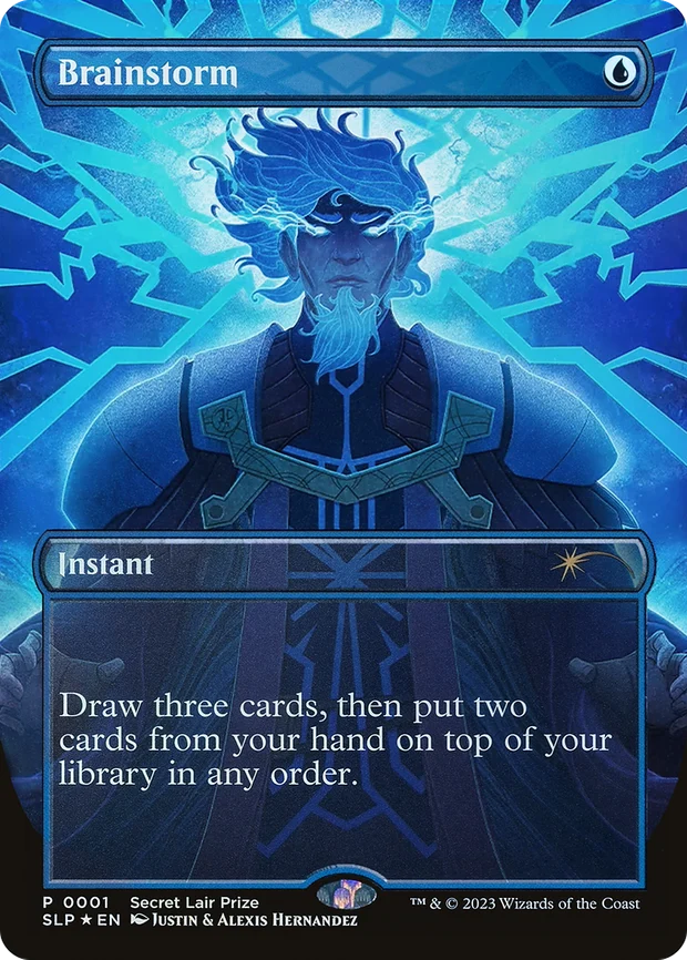 Secret Lair Showdown prize card Brainstorm