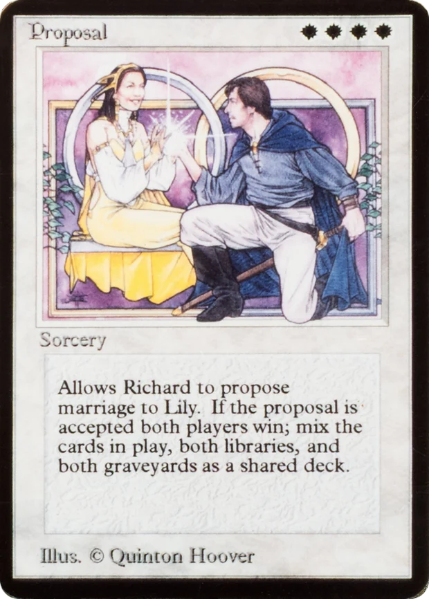 Richard Garfield's Proposal card