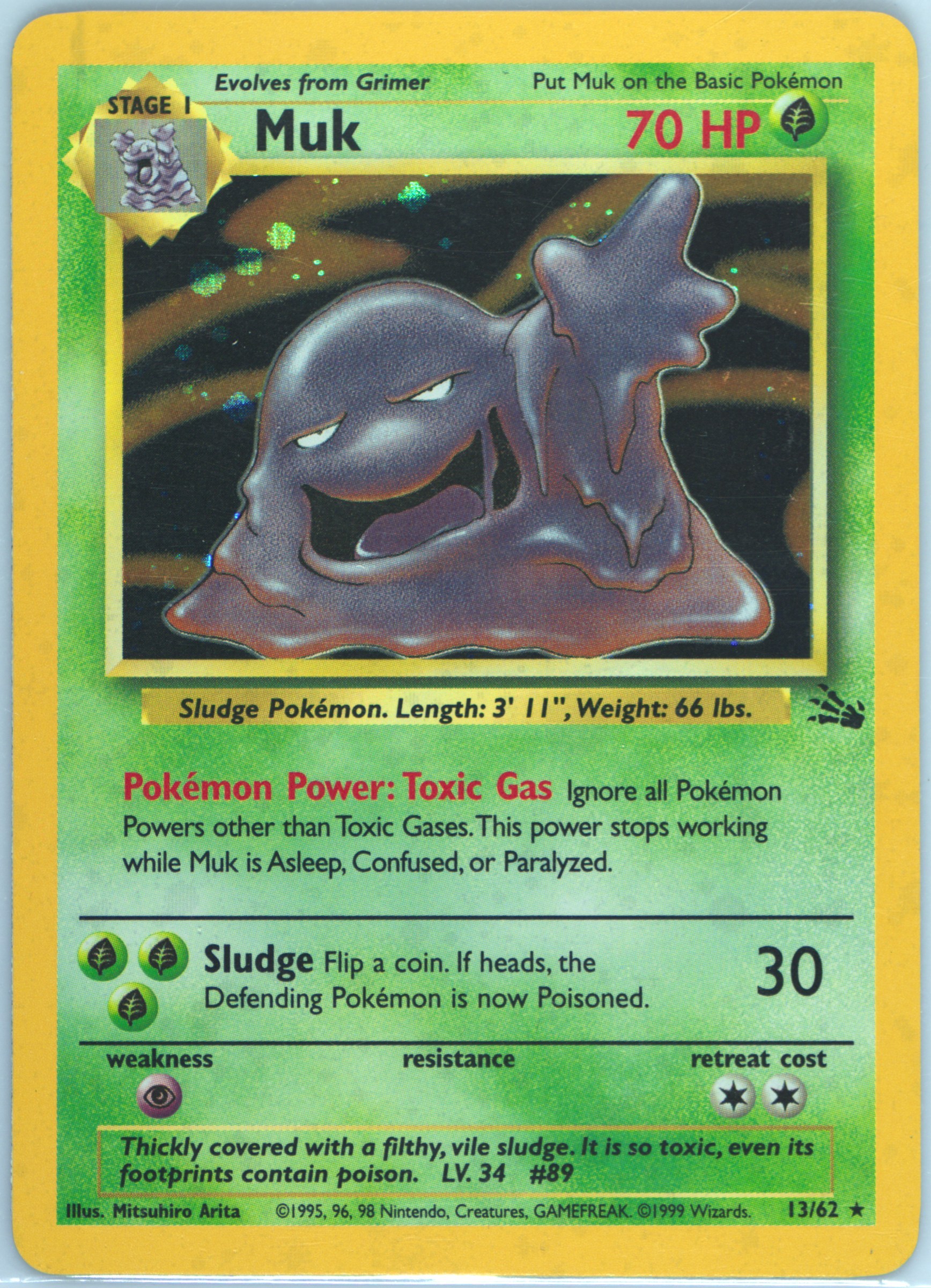all muk pokemon cards Muk-Holo (13) 1999 Pokemon Fossil