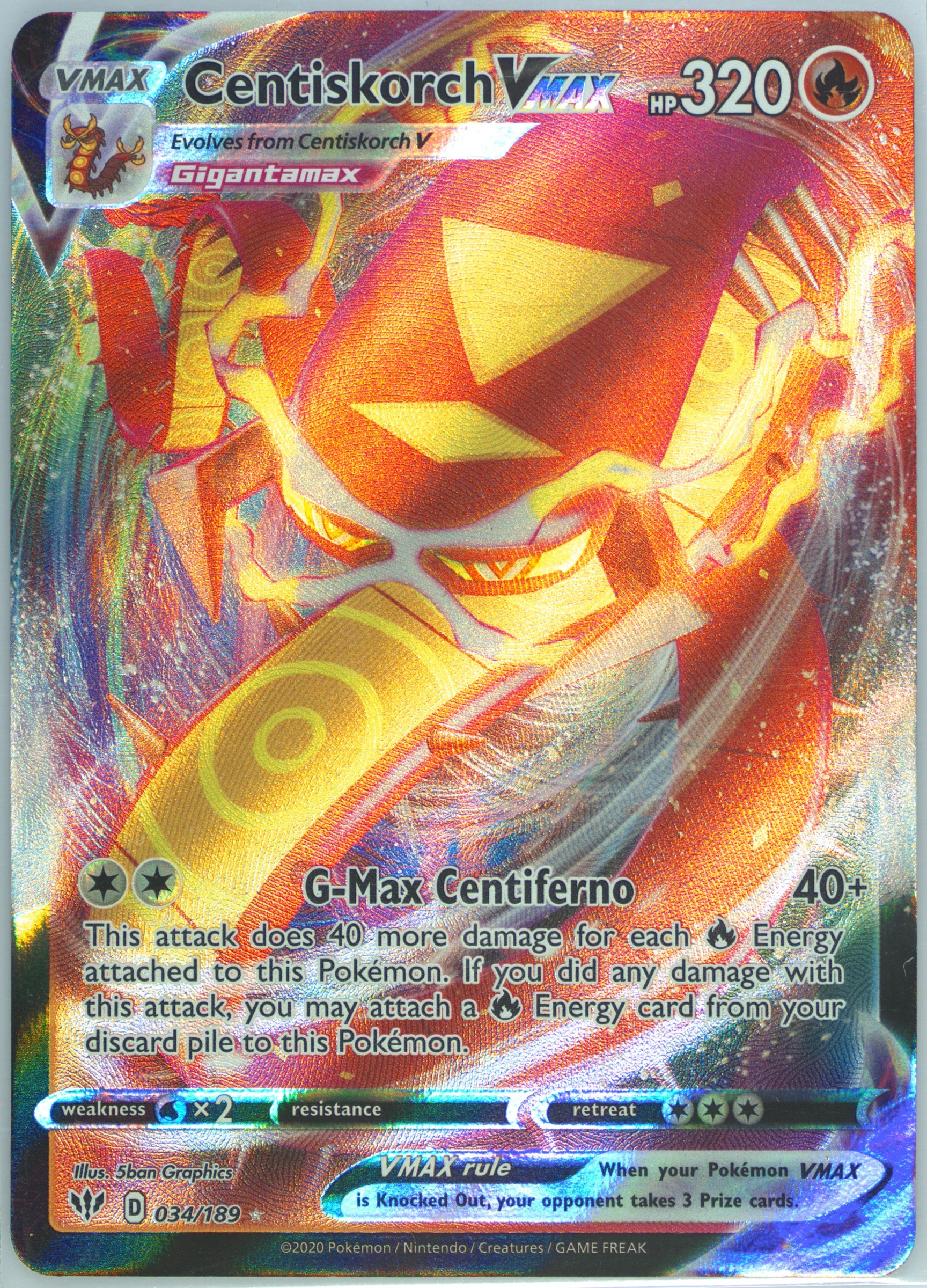 Full Art/Centiskorch Vmax