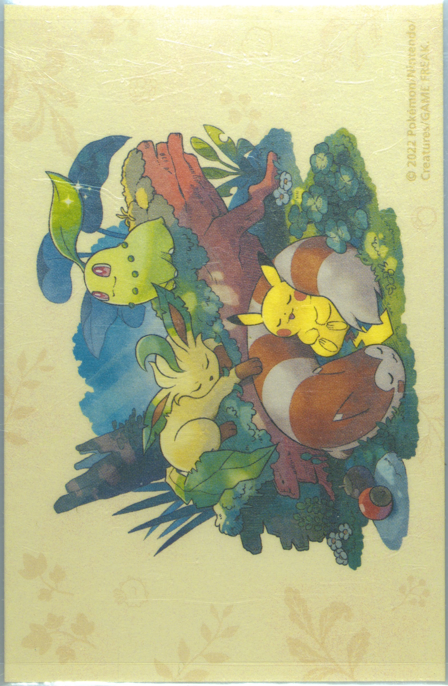 Chikorita/Furret/Leafeon/Pikachu