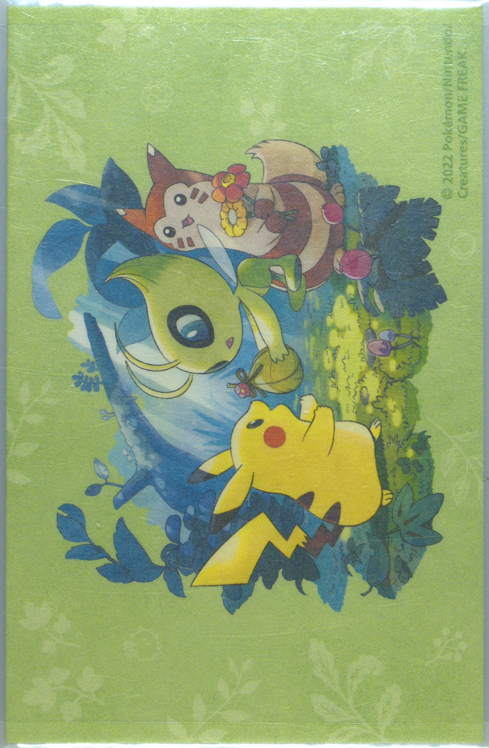 Celebi/Furret/Pikachu