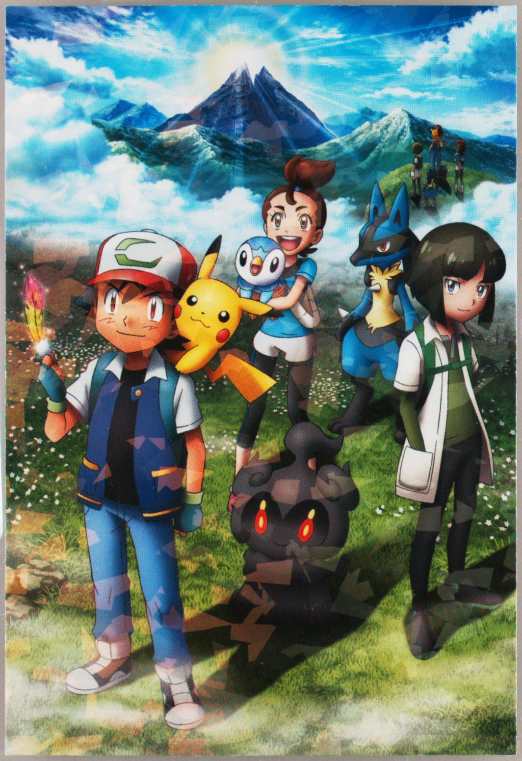 Ash/Lucario/Marshadow/Pikachu/Piplup/Sorrel/Verity