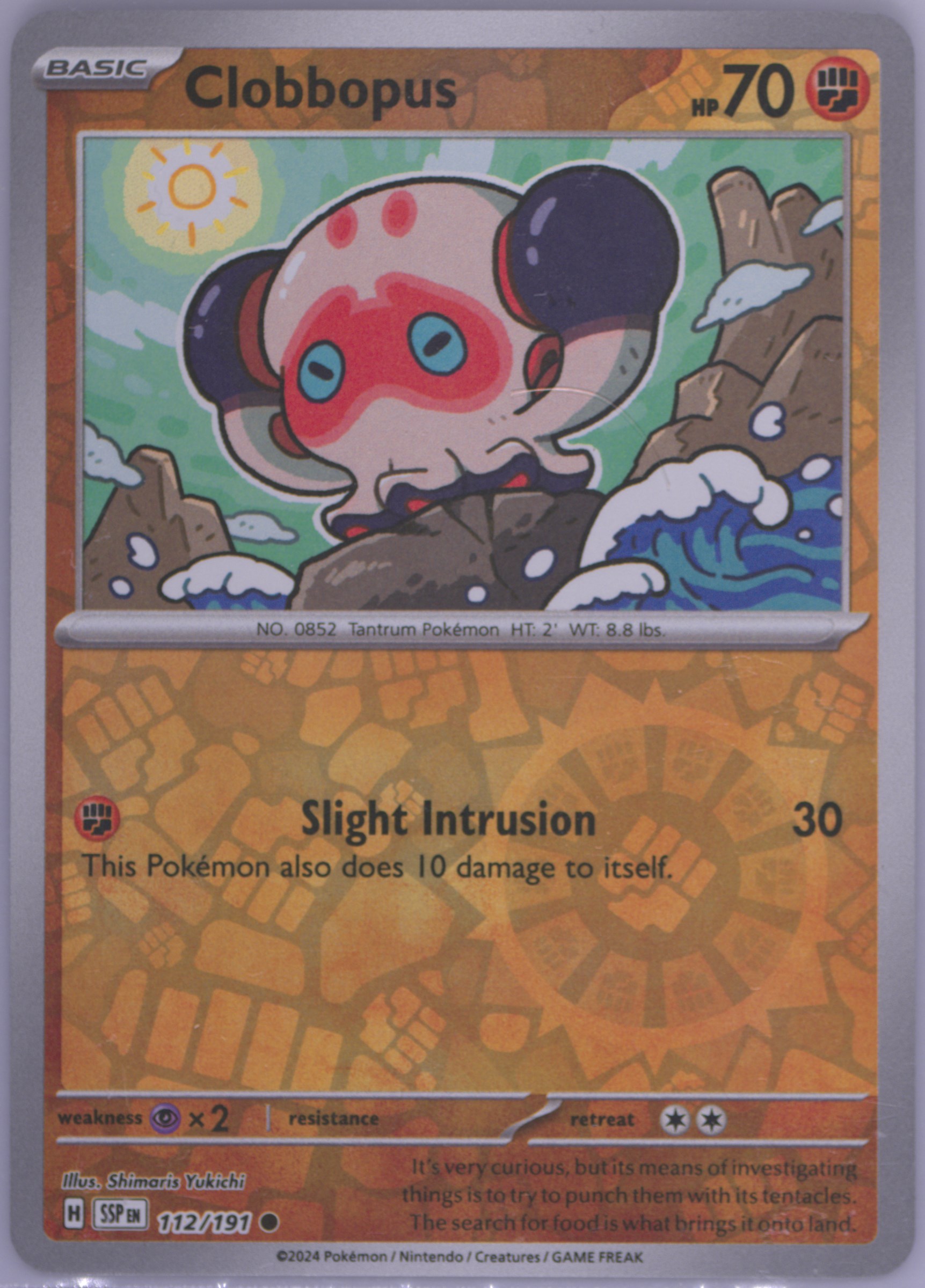 clobbopus pokemon card Clobbopus SV072/SV122 Shiny Holo Rare Shining Fates Pokemon Card Near