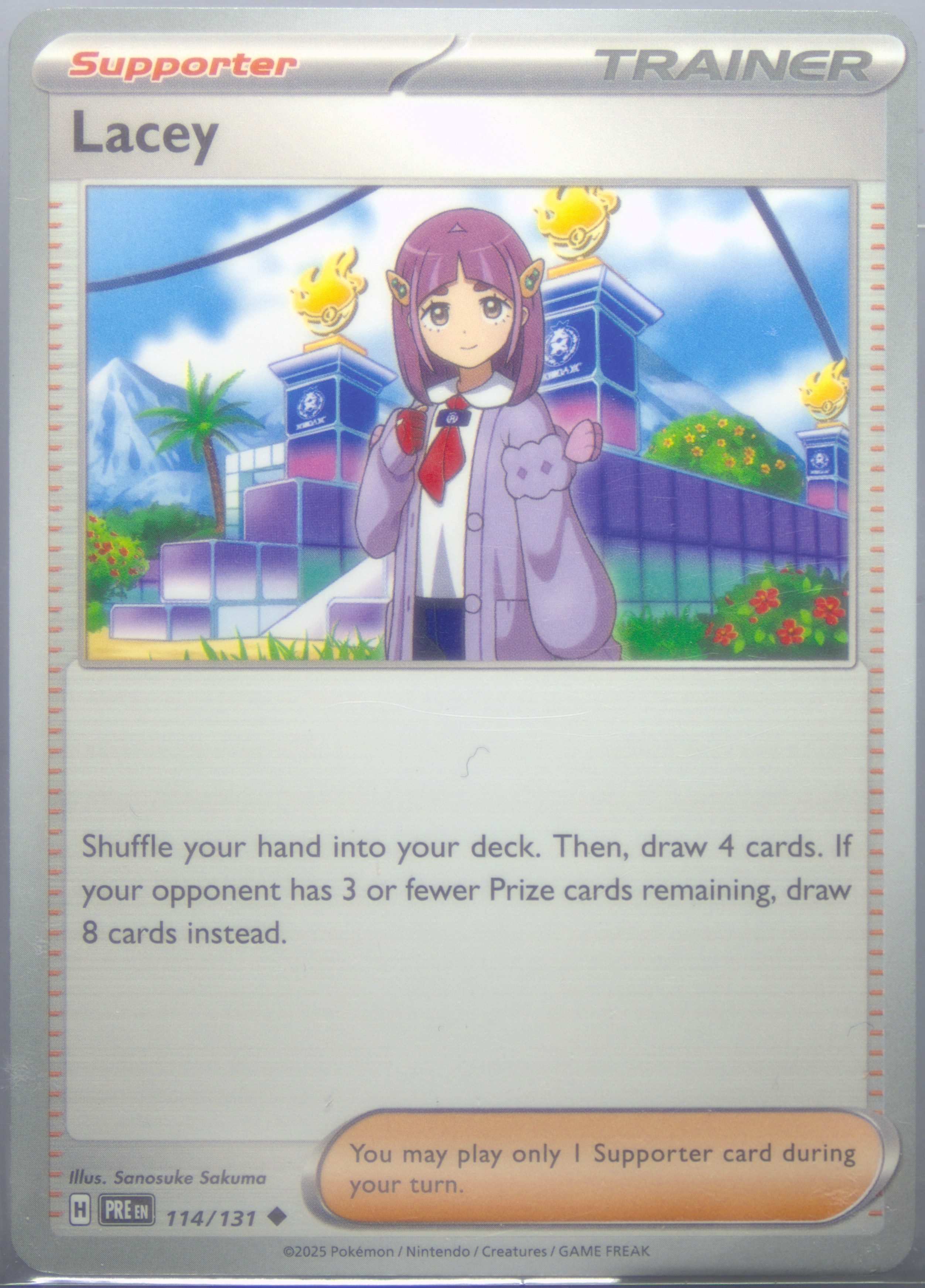 Lacey Special Illustration Rare (175) 2025 Pokemon Pre EN-Prismatic  Evolutions - Pokmon Card Data