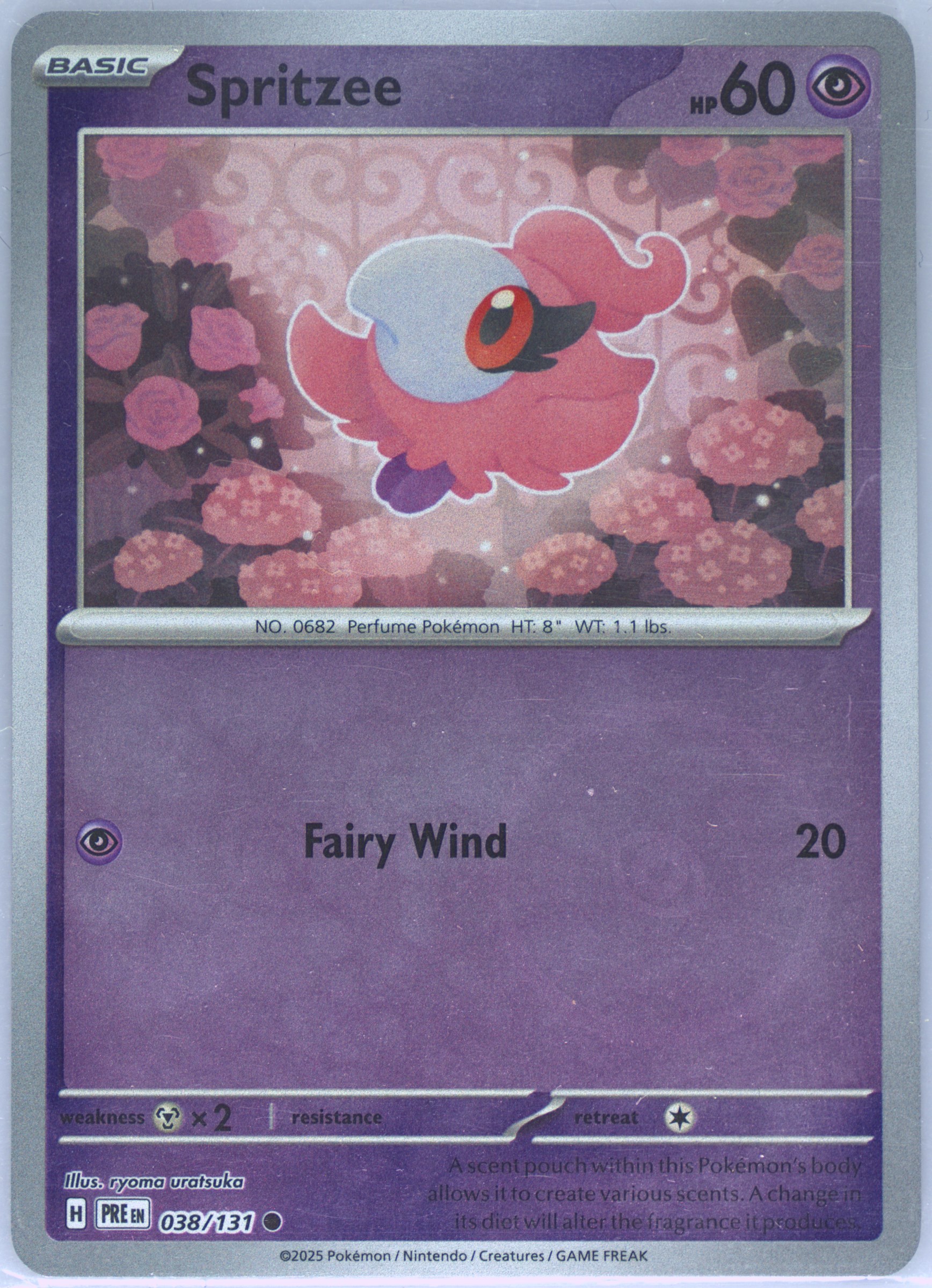 pokemon spritzee card Pokemon Cards: SPRITZEE 84/122 REVERSE HOLLOW # 4F65 main image 0