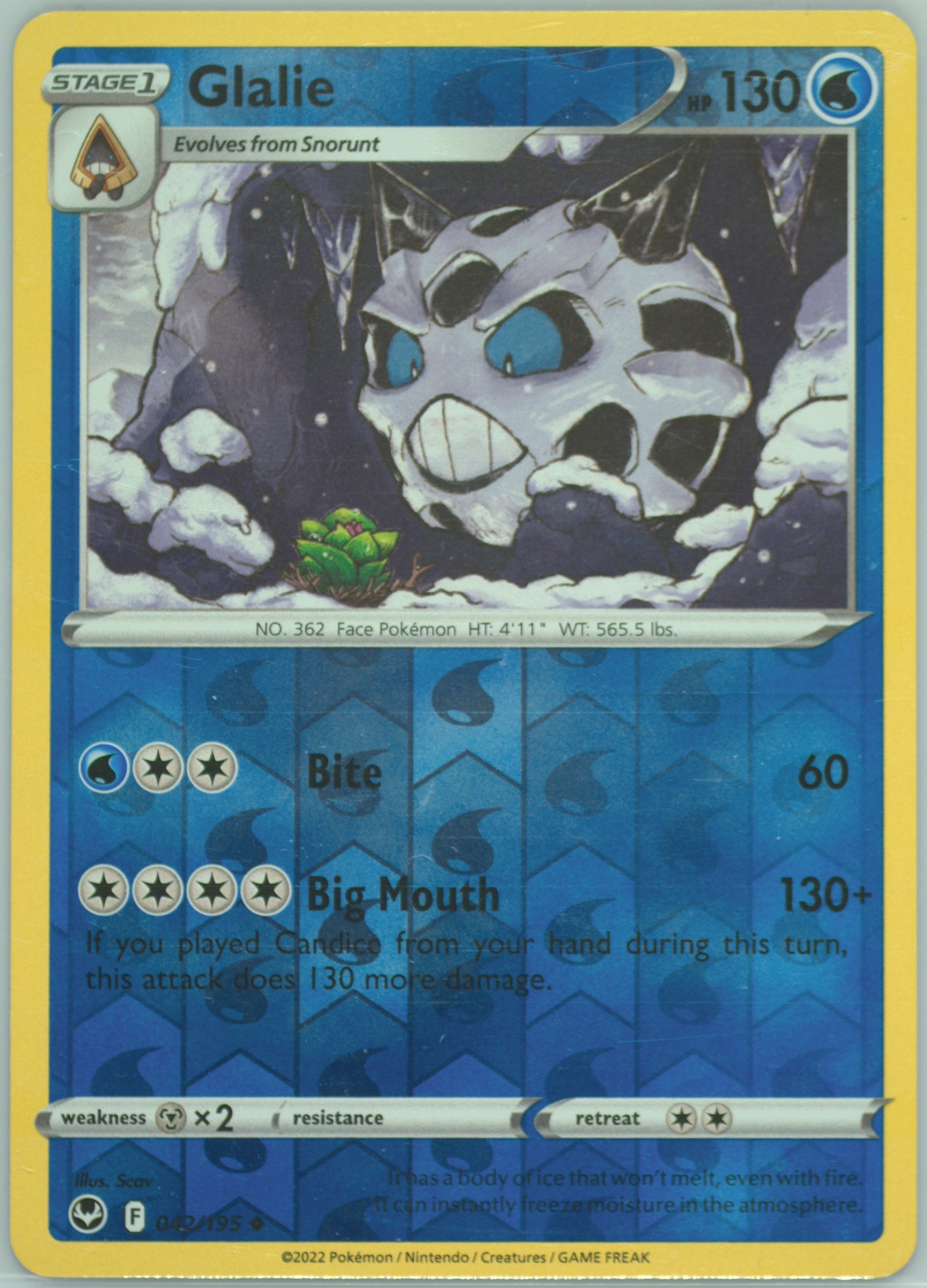 Glalie-Reverse Foil
