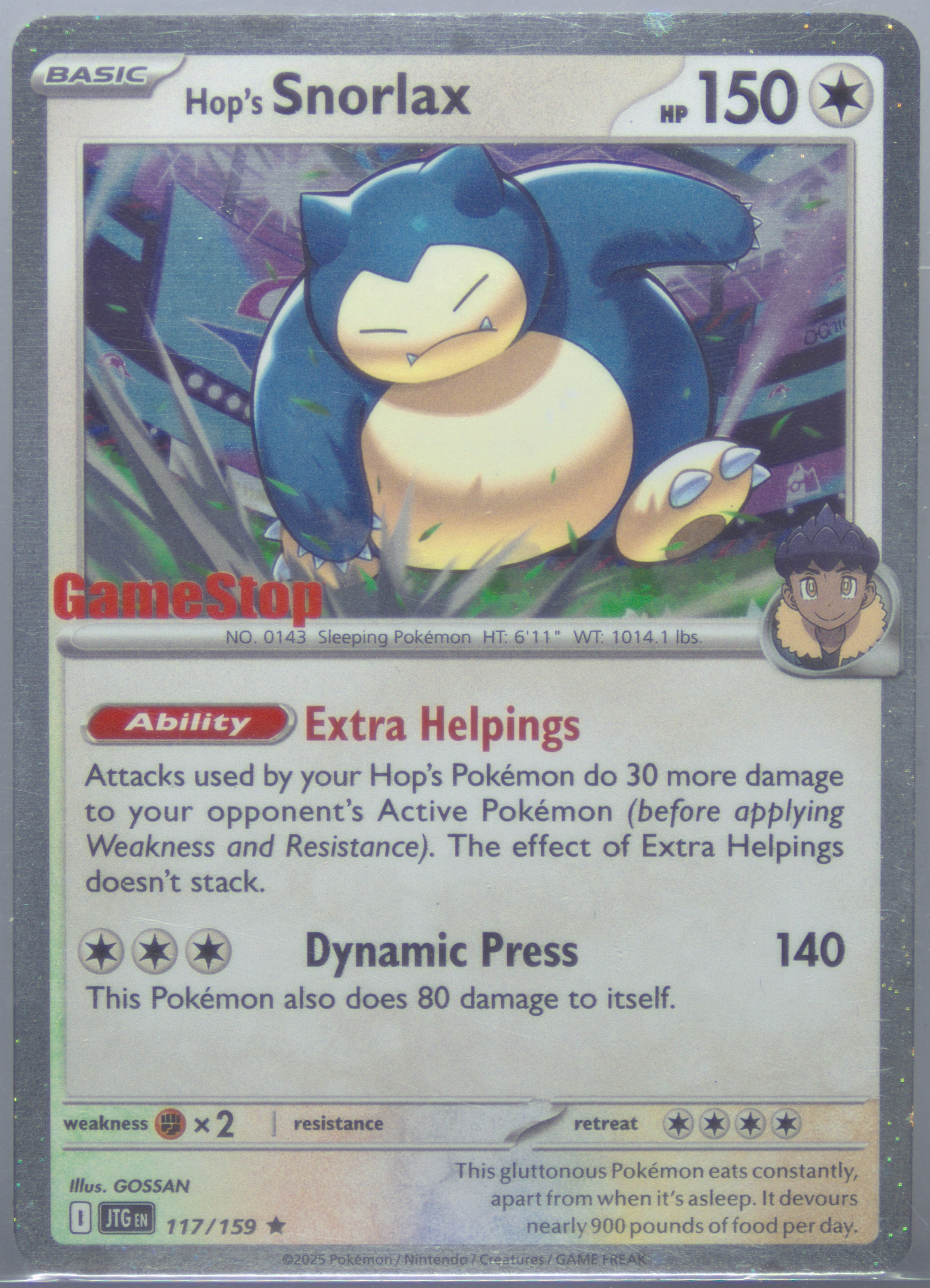 Hop's Snorlax