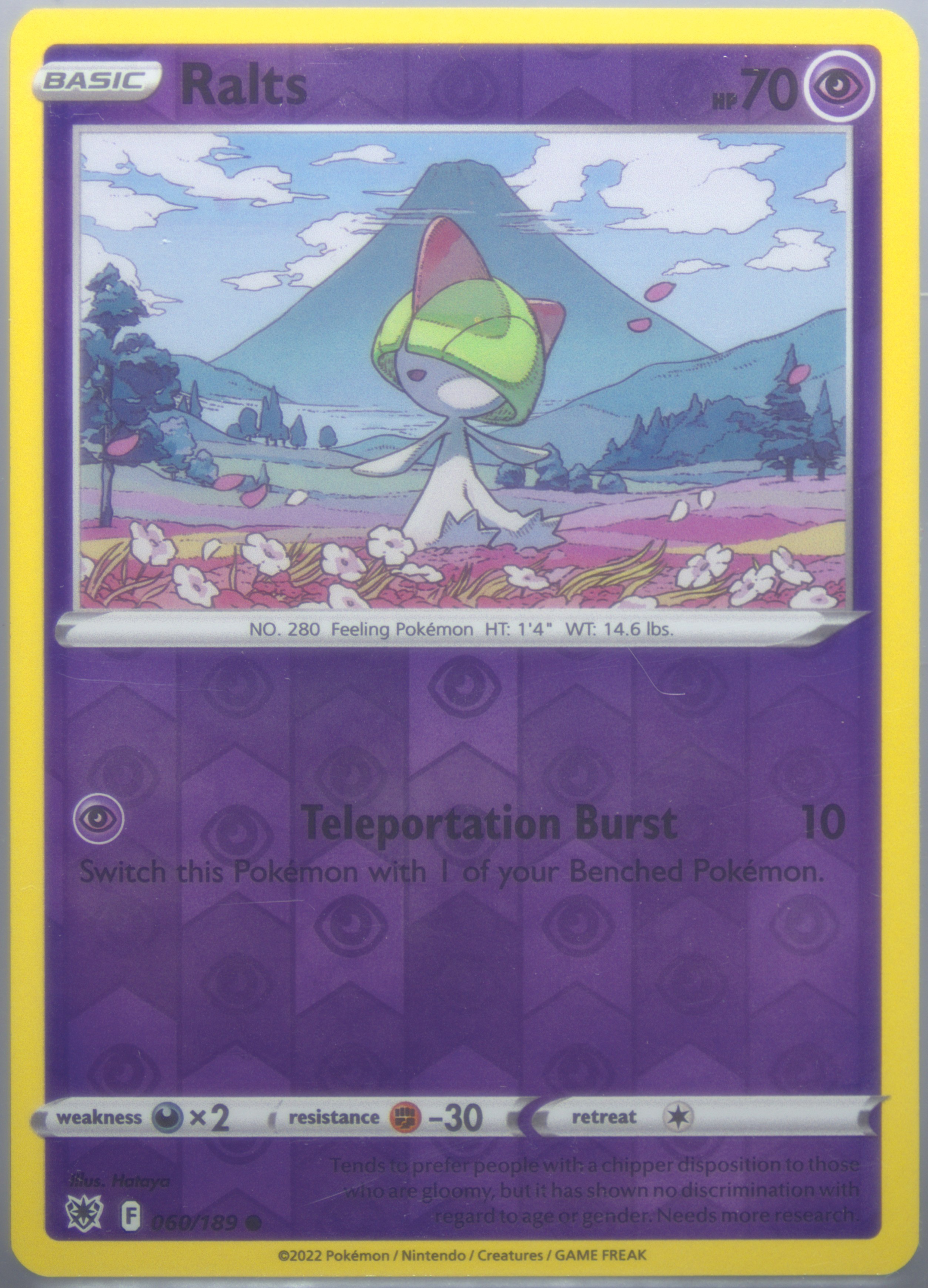 Ralts (060) 2022 Pokemon Sword & Shield Astral Radiance - Pokémon