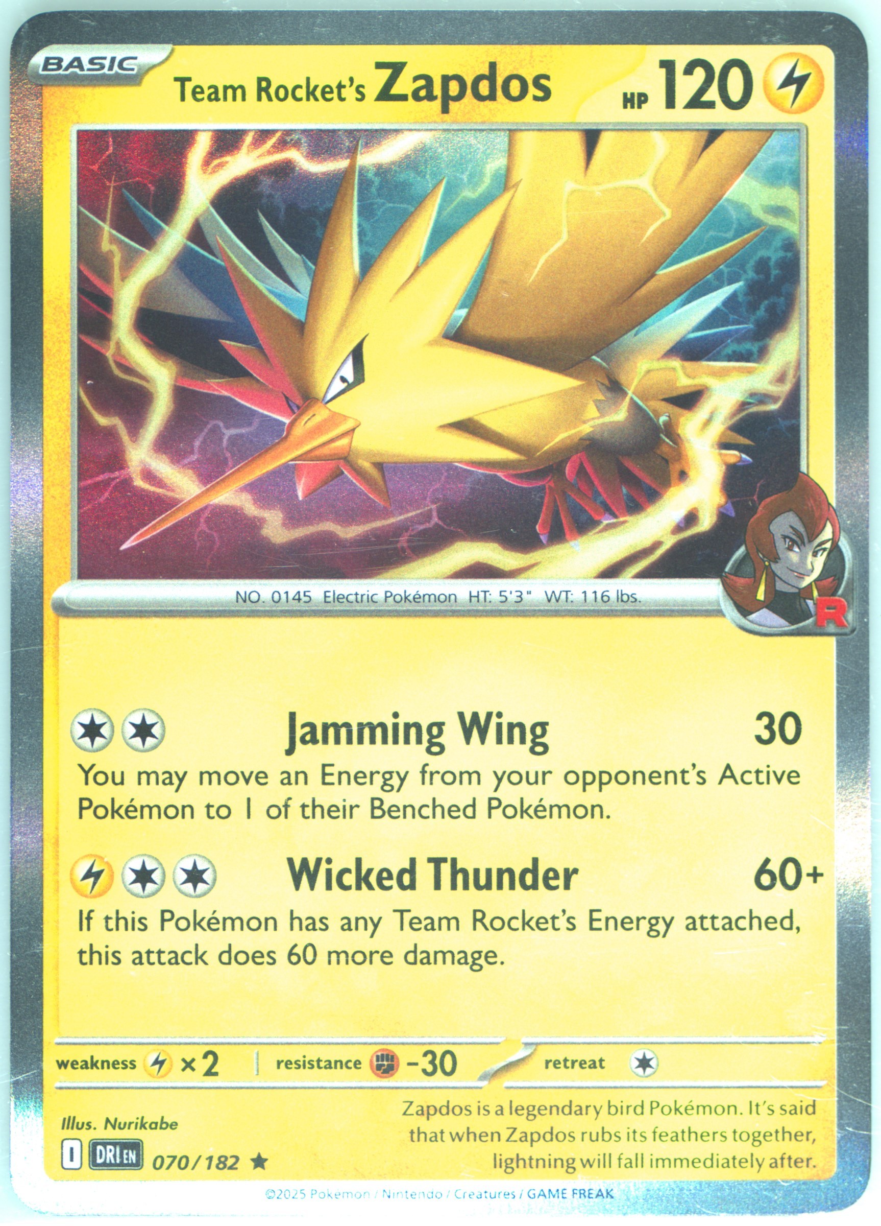 Team Rocket's Zapdos