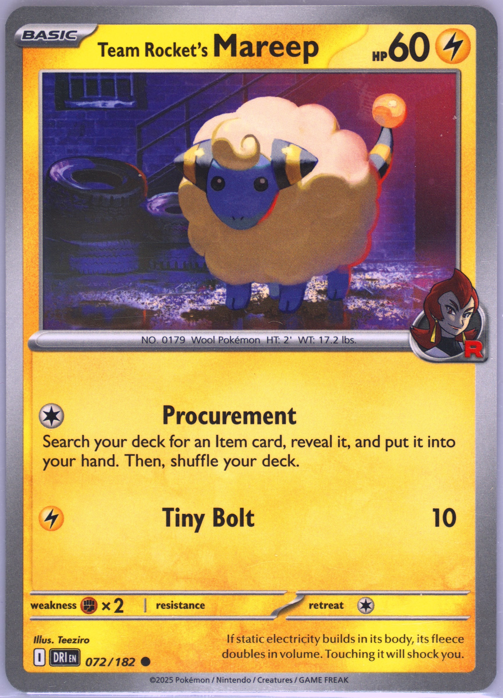 Team Rocket's Mareep