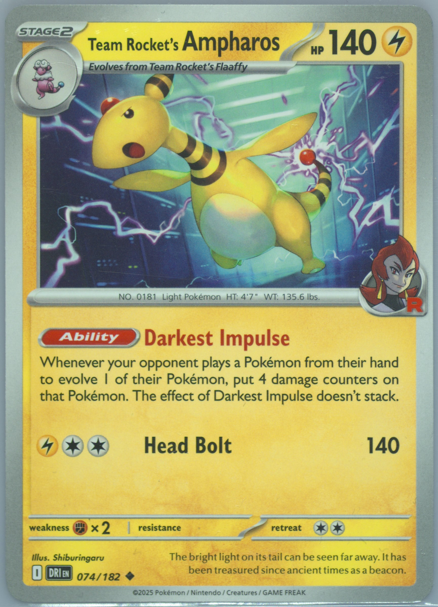 Team Rocket's Ampharos