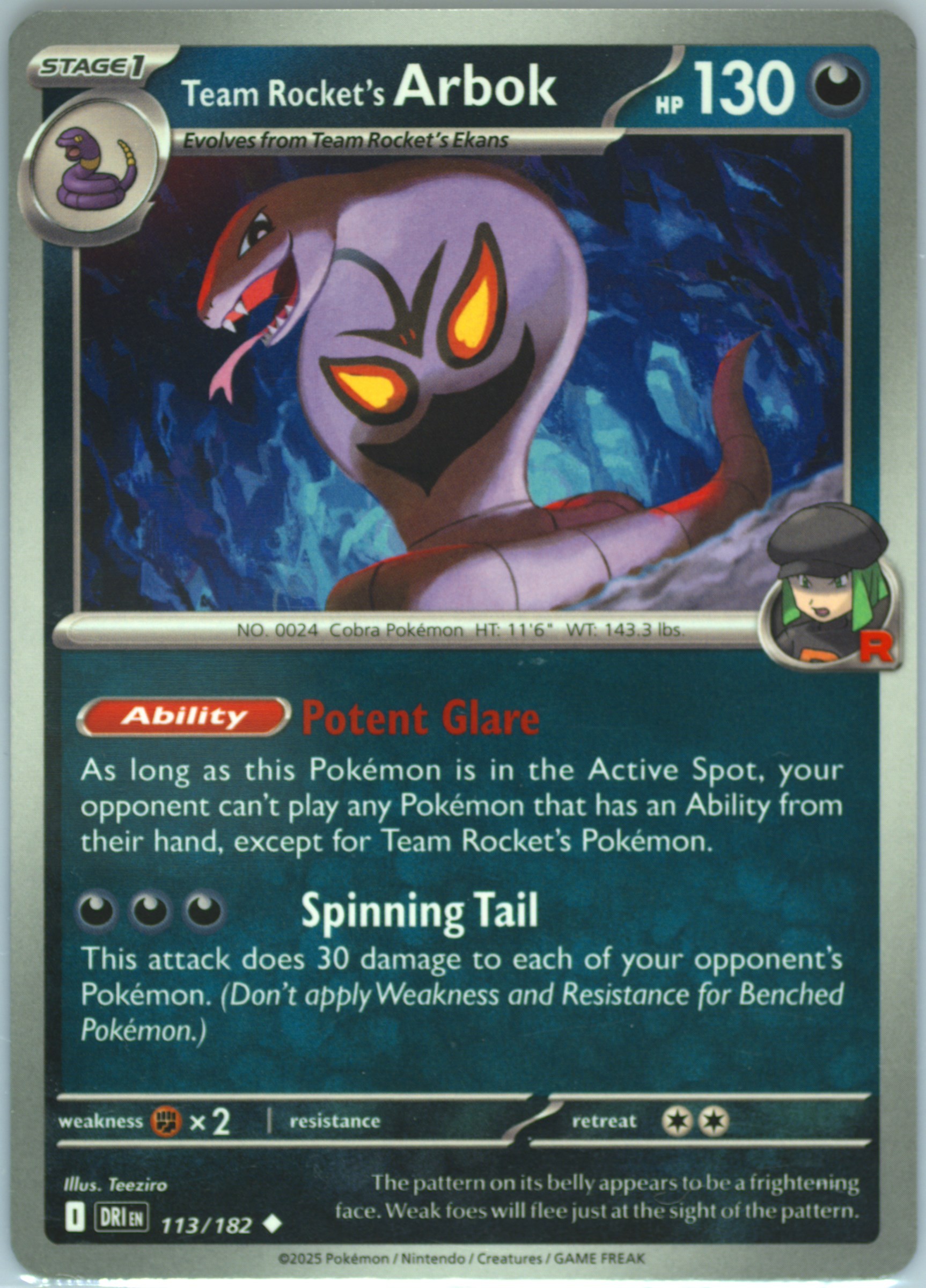 Team Rocket's Arbok