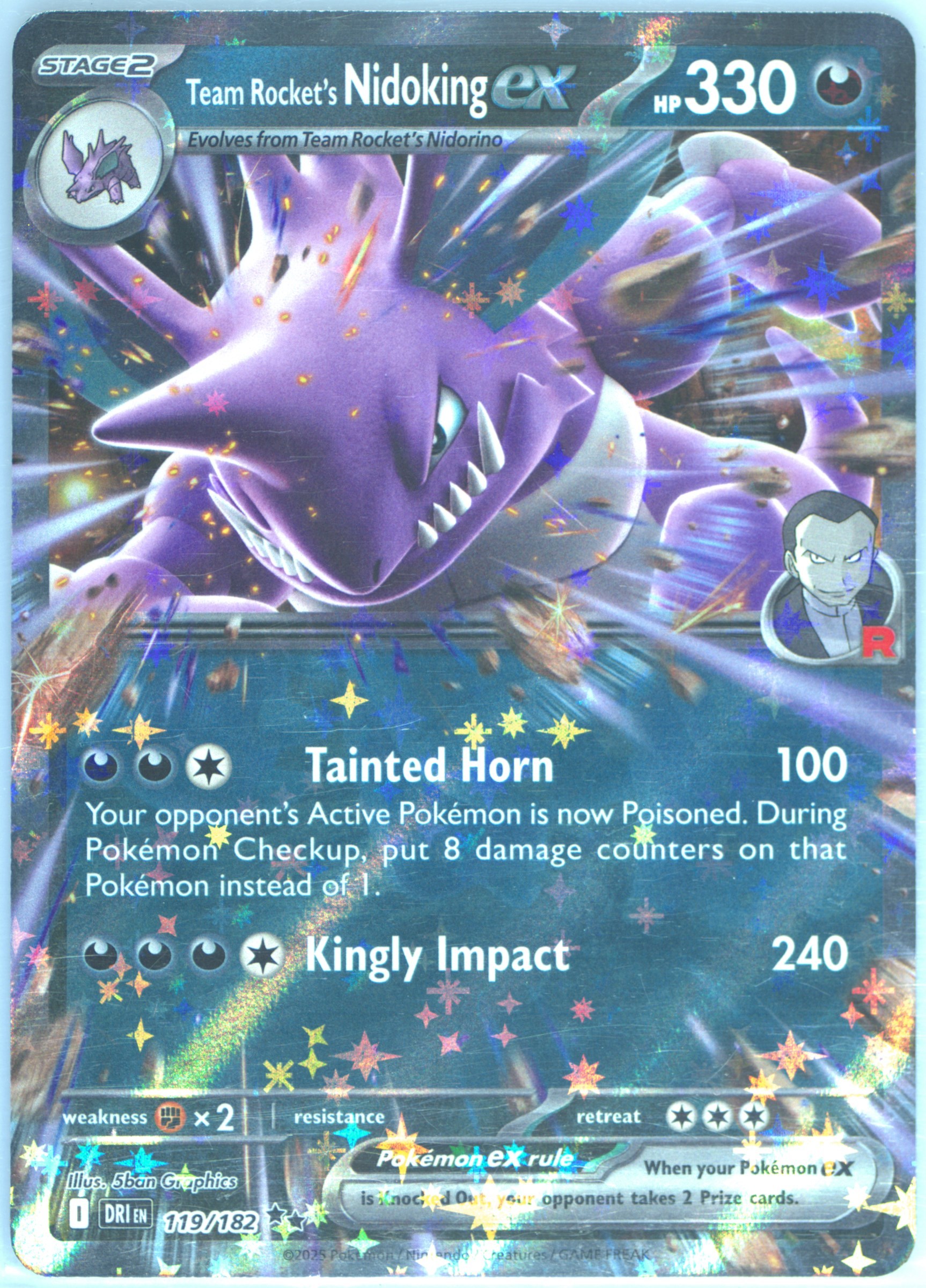 Team Rocket's Nidoking EX