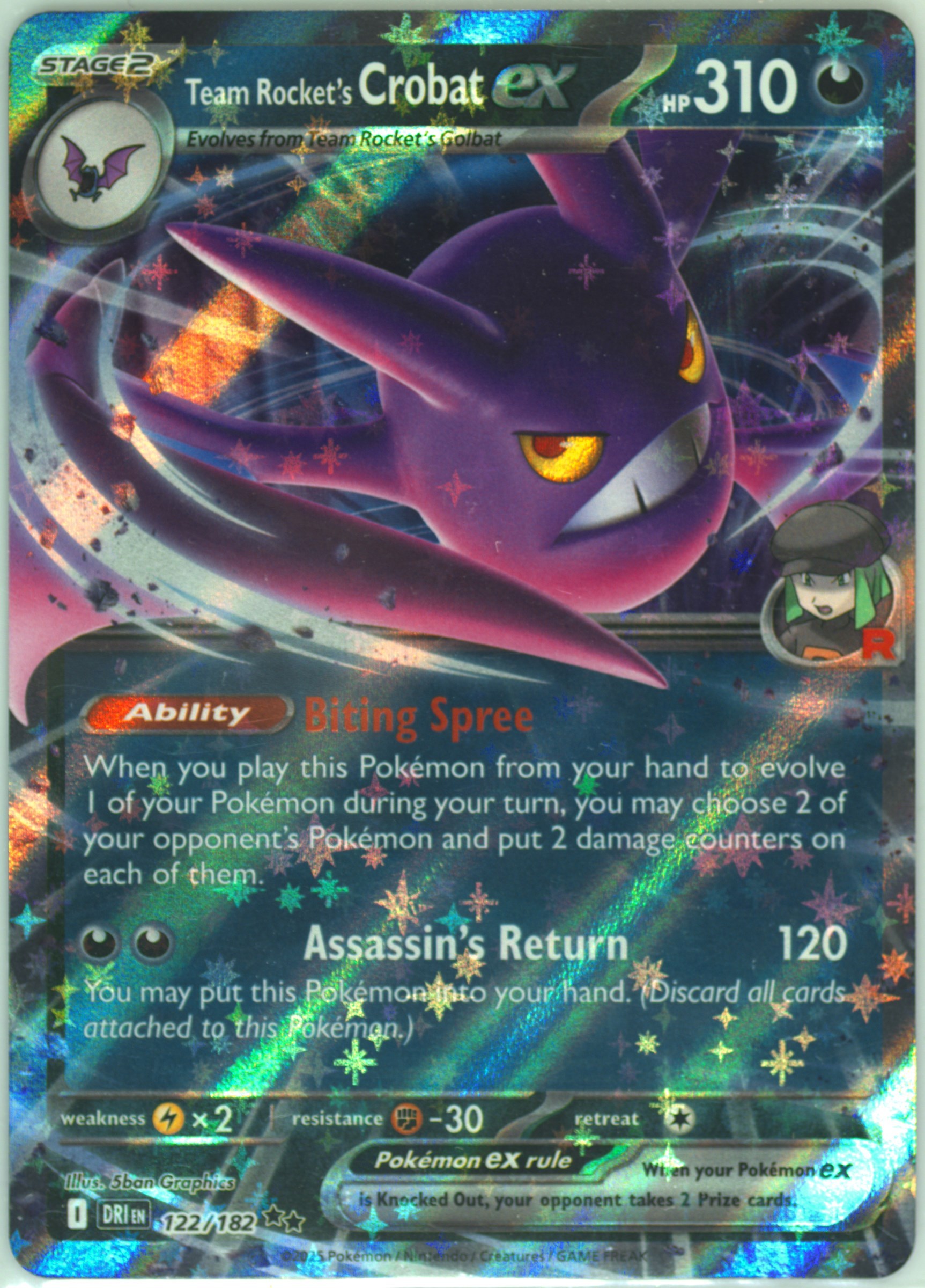 Team Rocket's Crobat EX