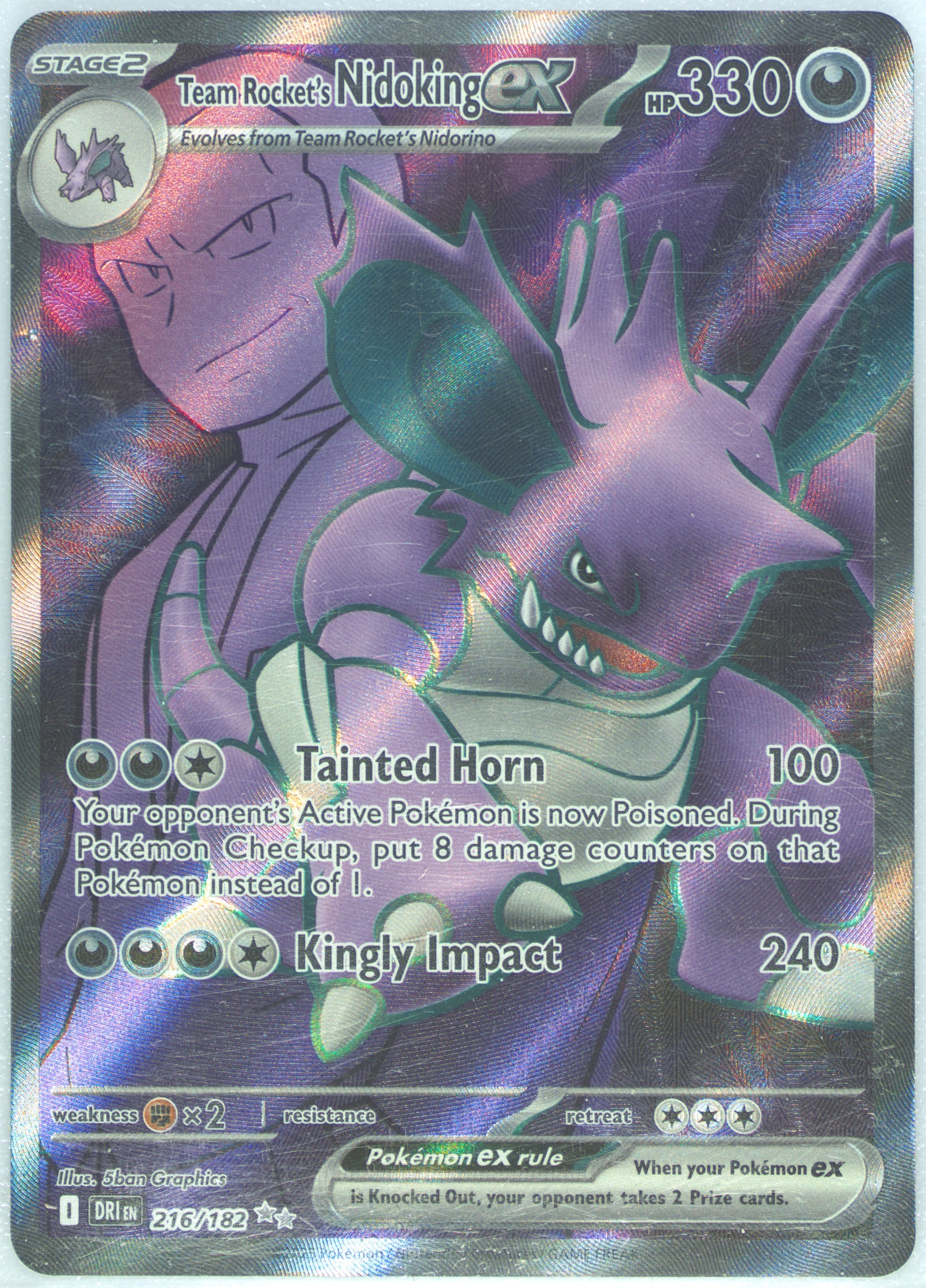 Team Rocket's Nidoking EX