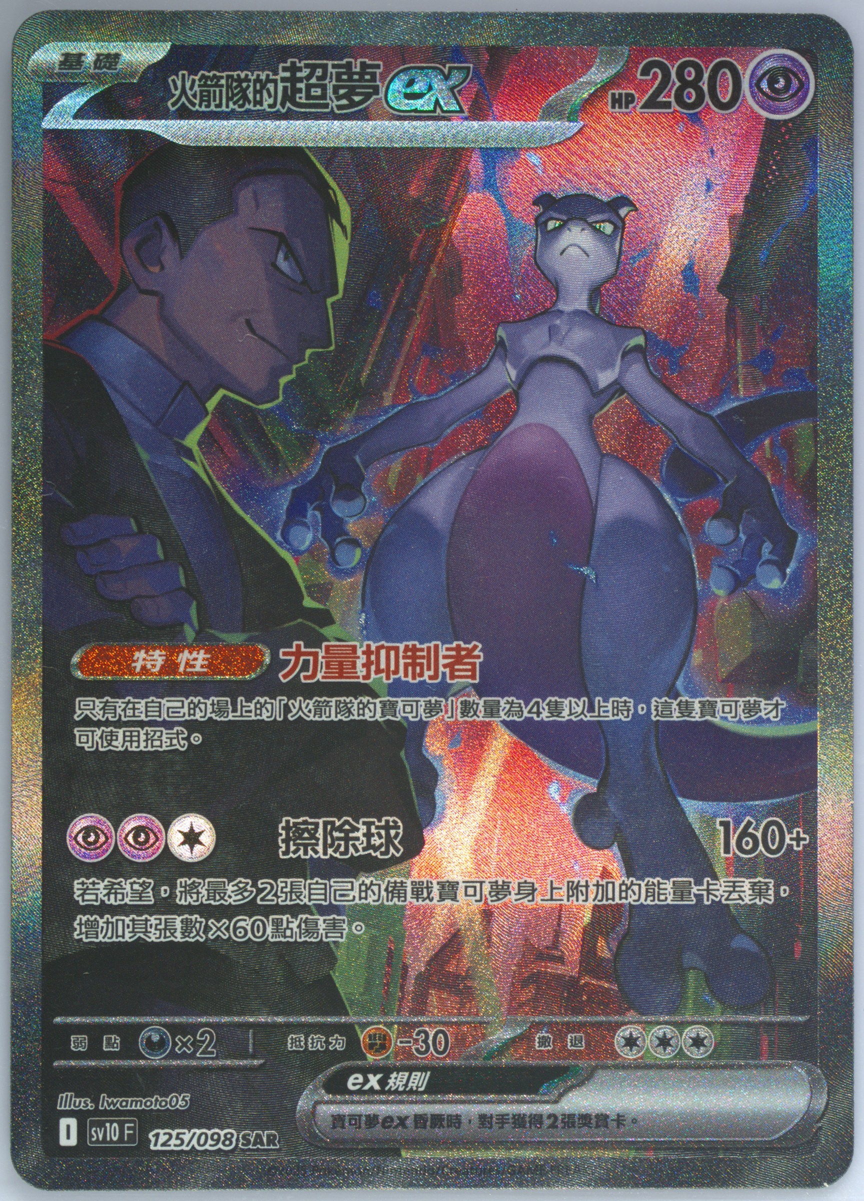Team Rocket's Mewtwo EX