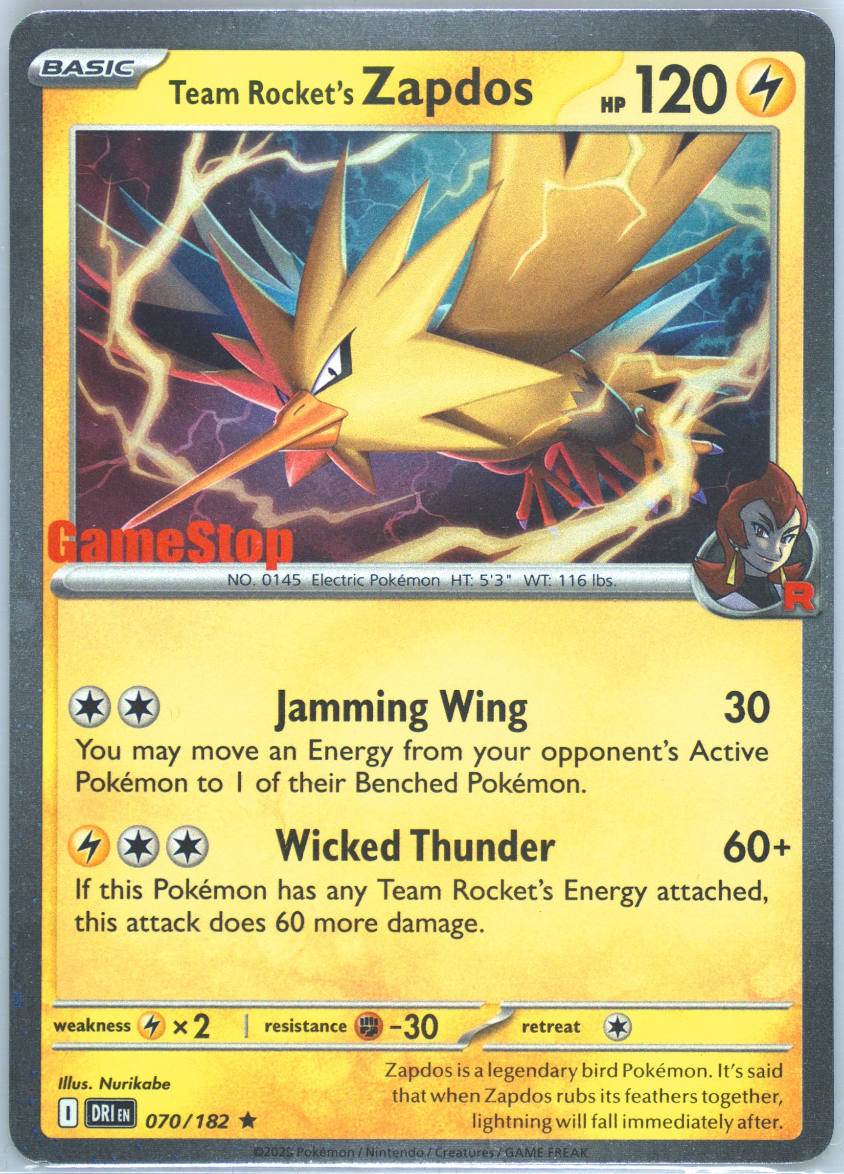 Team Rocket's Zapdos