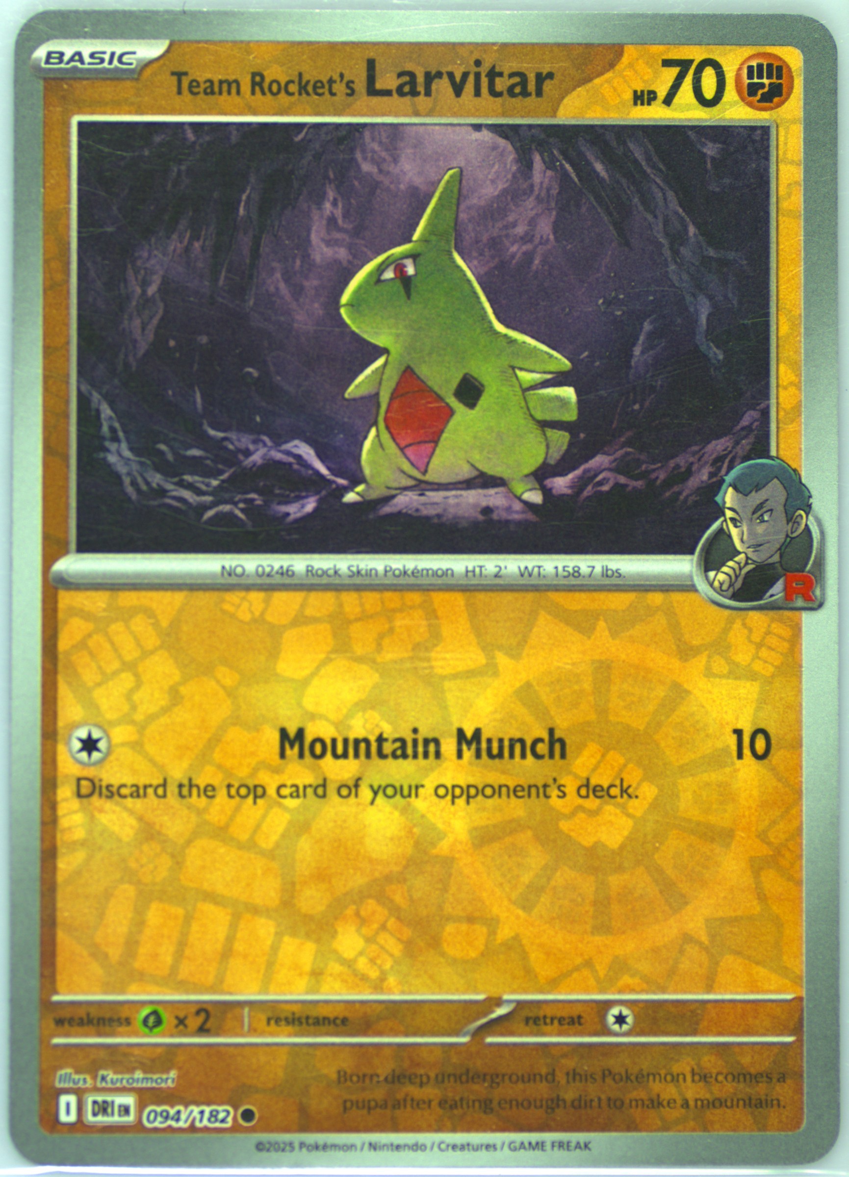 Team Rocket's Larvitar