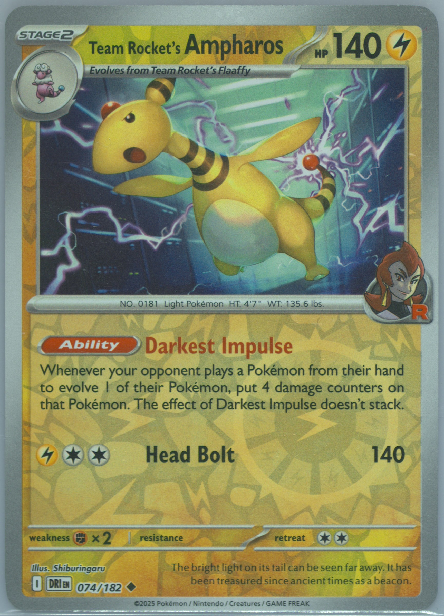 Team Rocket's Ampharos