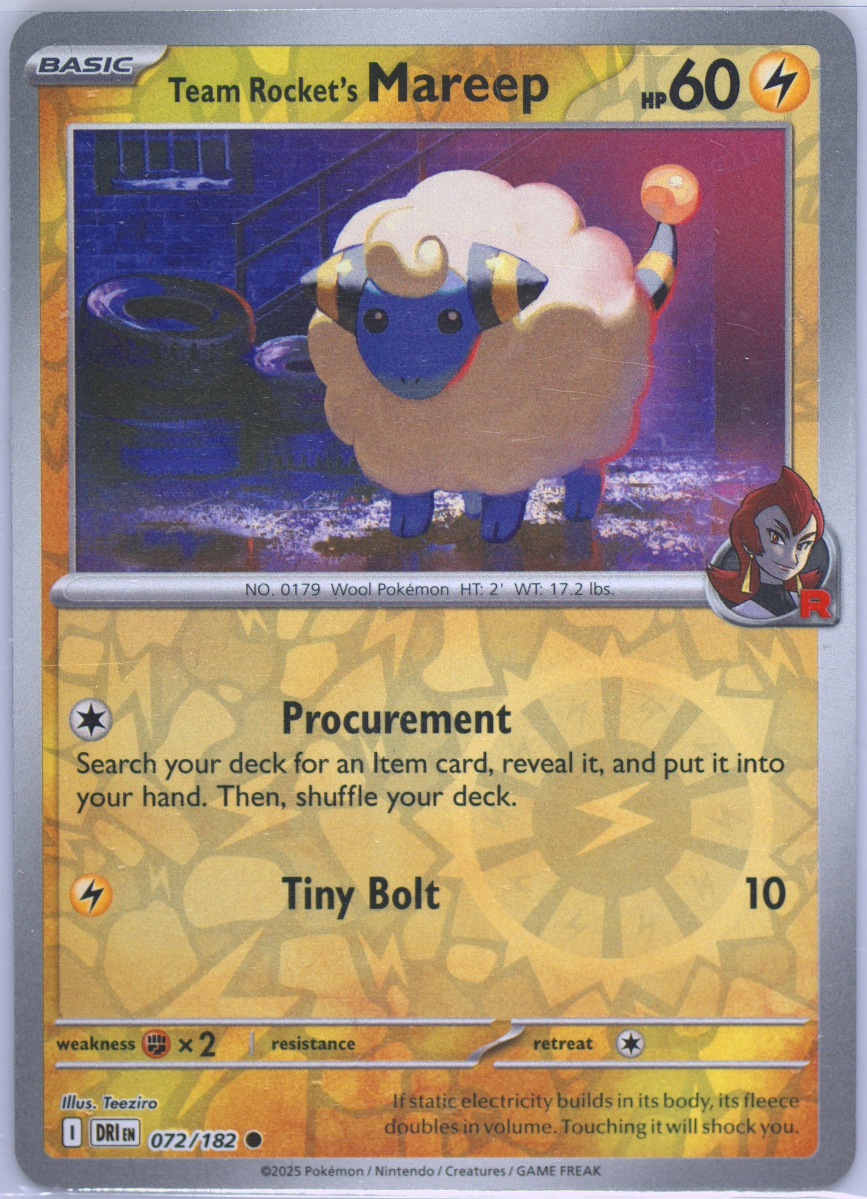Team Rocket's Mareep